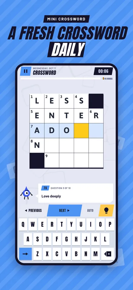A Thinky crossword